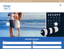 Tablet Screenshot of cottage-inn.com